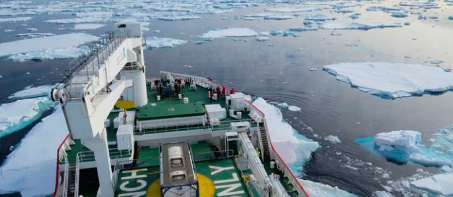 Изменение климата: хребты морского дна фиксируют отступление Антарктики